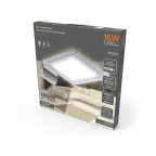 Светильник светодиодный Bubbles BL324 Квадр. 12+4W LED 3000K 1200лм192x192мм O160 1/20 | BL324 |Gauss