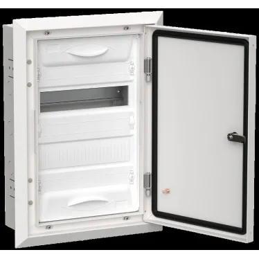 TITAN 5 Корпус металлический ЩРв-24 (1х24) 505х365х130мм IP31 белый (одна дверь)