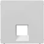 Valena LIFE Лицевая панель для одиночных телефонных/информационных розеток Белая