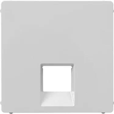 Valena LIFE Лицевая панель для одиночных телефонных/информационных розеток Белая