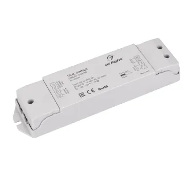 Диммер SMART-DIM105 (12-48V, 8A, TRIAC) (, IP20 Пластик, 5 лет)