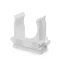 Крепёж-клипса для труб Полистирол белая д20