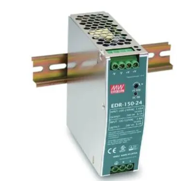 Источник питания на DIN-рейку 24 В,6.5 А,156ВТ, MEANWELL, I класс защиты, 40х125х113мм