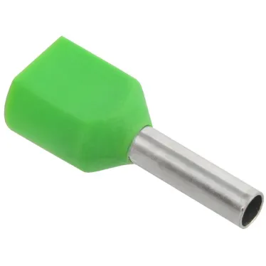 Наконечник штыревой НШвИ 2х1.0-8 светло-зеленый НГИ2 (100шт)