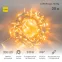 Гирлянда модульная  "Дюраплей LED"  20м  200 LED  белый каучук , мерцающий "Flashing" (каждый 5-й диод), Желтая | 315-181 | NEON-NIGHT