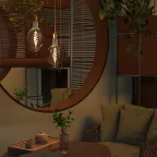 Лампа светодиодная LED Filament BT180 E27 8.5W Gray 165lm 1800K 1/2 | 152802005 | Gauss