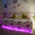 Гирлянда светодиодная "Цветы Сакуры" 50 LED РОЗОВЫЕ 7 метров с контроллером | 303-038 | NEON-NIGHT