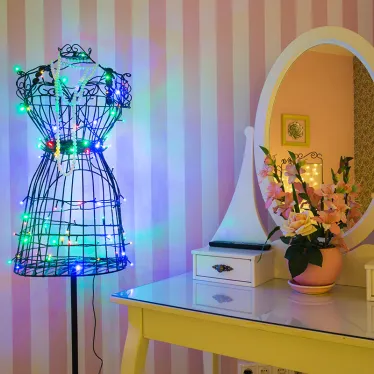 Гирлянда светодиодная универсальная 120 LED МУЛЬТИКОЛОР 12 метров с контроллером | 303-105 | NEON-NIGHT