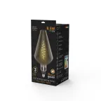 Лампа светодиодная LED Filament Vase E27 8.5W Gray 165lm 1800K 1/2 | 180802005 | Gauss