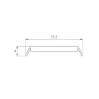Экран SL-COMFORT-2542-2000 OPAL (arlight, Пластик) | 031733 | Arlight