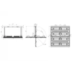 Светильник светодиодный Unit4 PRO 760/116000 760Вт 116000Лм 4000K IP67 (лира) | DUPRO760K30-4K-L | Diora