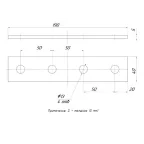 STRUT-пластина 4 отверстия