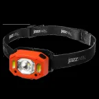 Фонарь налобный 5Вт LED + 2 x RED SMD ABS-пластик оранжевый нейлон 6 режимов работы управление жестами дальность до 65м заряд microUSB в комплекте IP54