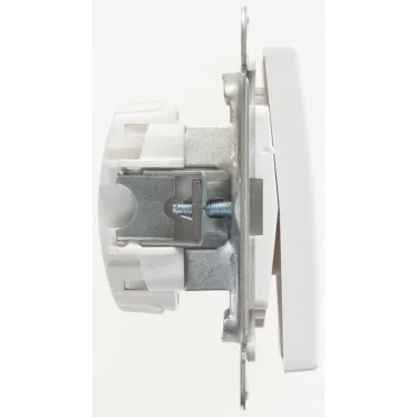 W59 Переключатель двухклавишный, 10АХ, механизм, белый