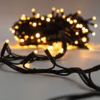 Гирлянда "Твинкл Лайт" 20 м, черный КАУЧУК, 240 диодов, цвет ТЕПЛЫЙ БЕЛЫЙ | 303-326 | NEON-NIGHT