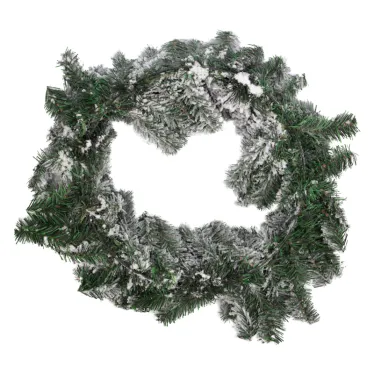 Заснеженный еловый венок Ø 60 см, ПВХ | 307-148 | NEON-NIGHT