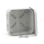 Коробка ответвительная с 8+2 кабельными вводами д.25/20 мм, IP55,100х100х50 мм