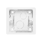 Celiane Коробка 1 пост накладная белая