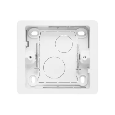 Celiane Коробка 1 пост накладная белая