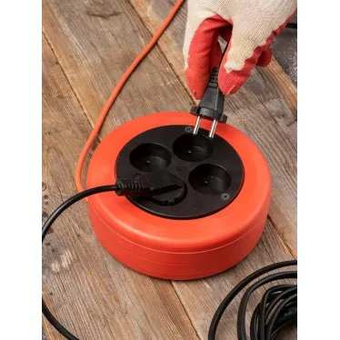 Удлинитель-рулетка 4x10 м без заземления ПВС 2x0.75 10А/2.3кВт PROxima