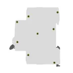 Автоматический выключатель дифференциального тока АВДТ-63M 1P+N (18мм) 16А 30мА характеристика B тип AС электронный 6кА PROXIMA