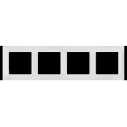 Valena LIFE Рамка 4 поста Эл грей универсальная