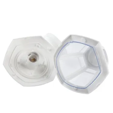 Светильник садово-парковый 6гран белый настенный вниз E27 IP44(У1) НБУ 07-40-004 Дели 3 (8/96)