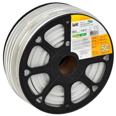 Лента светодиодная ''неон'' 50м LSR-2835G120-9,6-IP67-220В IEK