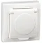 КВАРТА Розетка одноместная РСбш10-3-КБ-44 с заземляющим контактом с защитными шторками и крышкой 16А IP44 белый