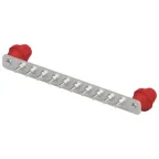 Шина уравнивания потенциалов 40х5, 12 подключений с помощью крепежных болтов М8. Материал - медь.