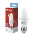 Лампа светодиодная LED-СВЕЧА-VC 11Вт 230В Е27 6500К 990Лм | 4690612024868 | IN HOME