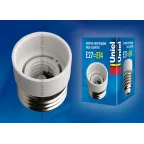 LH27-14L Переходник с цоколя Е27 на Е14 материал корпуса PBT | 06471 | Uniel