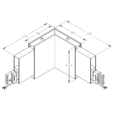 Светильник LGD-RAY-WALL-TWIN-R65-2x9W Day4000 (GR, 23 deg, 230V) (Arlight, IP65 Металл, 3 года)