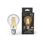 Лампа светодиодная Filament А60 18W 1600lm 2700К Е27 LED 1/10/40 | 102902118 | Gauss