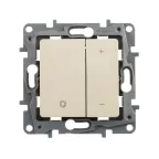 Etika Слоновая кость Светорегулятор нажимной, 400Вт | 672318 | Legrand