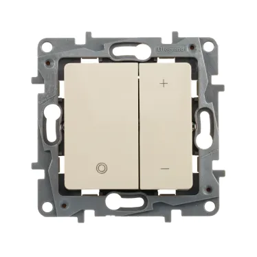 Etika Слоновая кость Светорегулятор нажимной, 400Вт | 672318 | Legrand