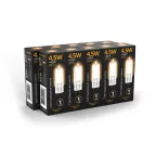 Лампа светодиодная Black LED G4 AC220-240V 4.5W 380lm 3000K Glass | 107807104 | Gauss