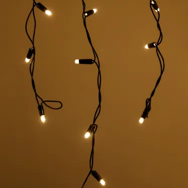 Светодиодная гирлянда ARD-EDGE-PRO-4000x600-BLACK-128LED-STD WARM (230V, 8W) | 026025 | Arlight