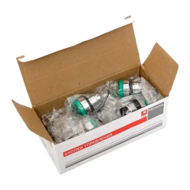 Механизм кнопки исполнительный XB4 зеленый выпирающая возвратный без фиксации без подсветки PROxima