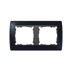 Рамка на 2 поста, S82, графит - графит