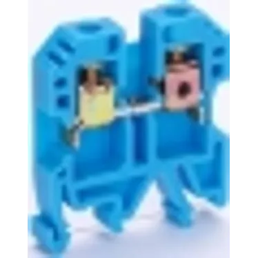 Зажим наборный 50А 6 мм.кв ЗН-101 синий