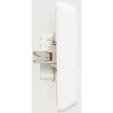 ЭТЮД Розетка двойная скрытой установки с заземлением со шторками 16А 250B, белый