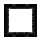 Avanti Рамка-суппорт черная для In-liner Front, 2 модульная