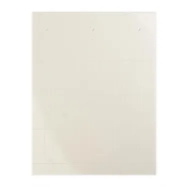Табличка полужесткая 12x8мм. Клейкое основание. ПВХ-0,5. Белая (96 шт. на пластине, упак. по 10 листов)
