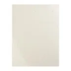 Табличка полужесткая 20x9мм. Клейкое основание. ПВХ-0,5. Белая (55 шт. на пластине, упак. по 10 листов)