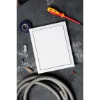 Люк ревизионный пластик с нажимным замком 200х250 Basic