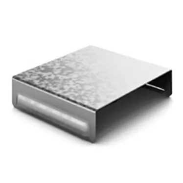 Крышка к угловому соединителю внутреннему к лотку 300, толщина 1,0 мм, Сендзимир цинк