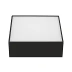 Светильник IM-QUADRO-EMERGENCY-3H-S175x175-19W Warm3000 (BK, 120 deg, 230V) (IP40 металл, 2 года)