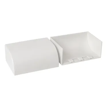 Заглушка (100х40) (2 шт) Plast Белый