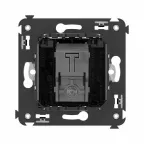 Avanti Розетка TV оконечная в стену, Черный квадрат